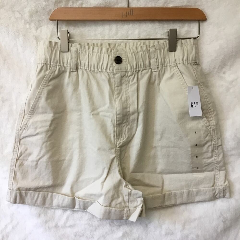 GAP Factory 5" High Rise Paperbag Shorts with Washwell